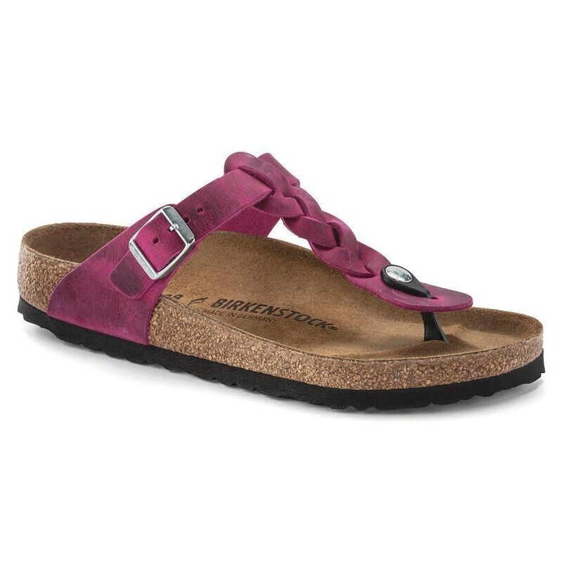 Gizeh Oiled Leather in Festival Fuchsia
