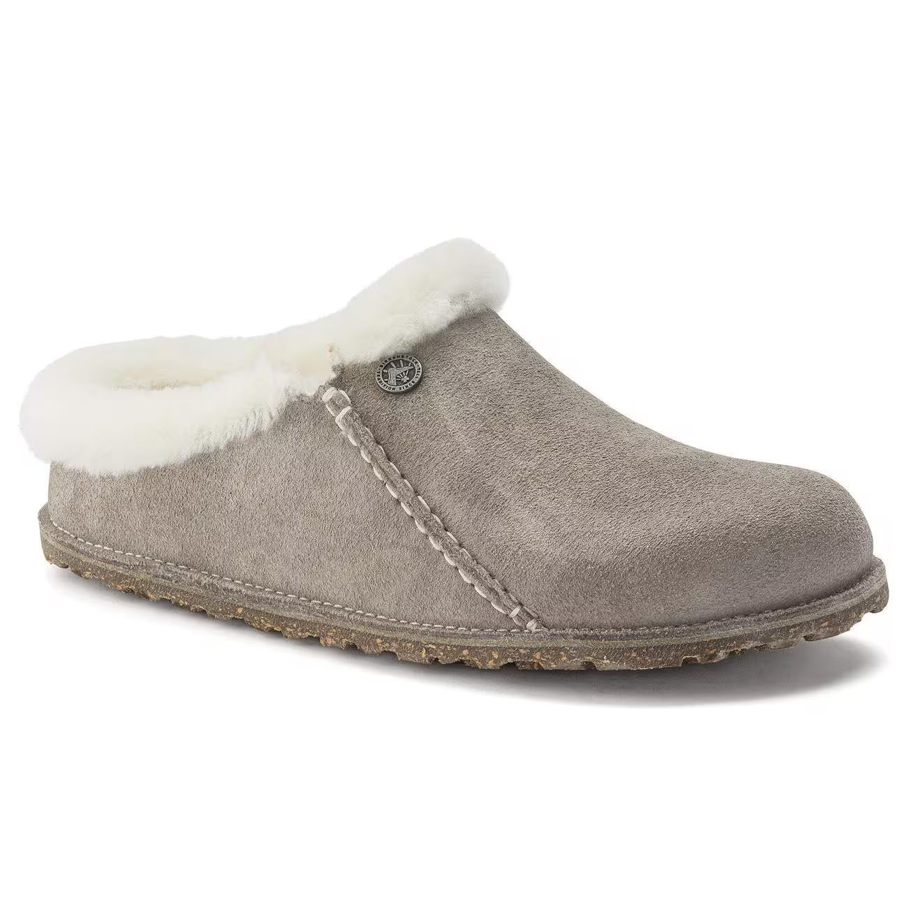 Zermatt  Suede Shearling in Stone Coin
