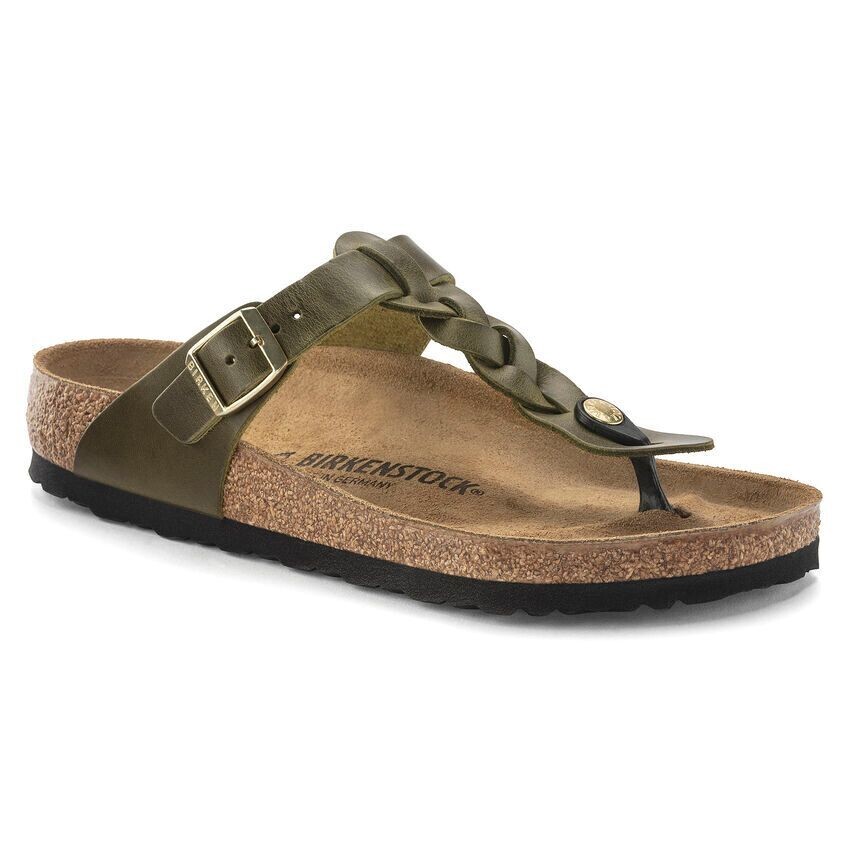 Gizeh Oiled Leather in Olive Green