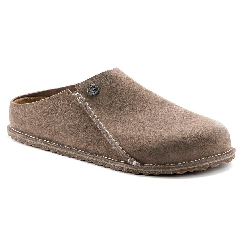Zermatt Premium Suede Leather in Gray Taupe