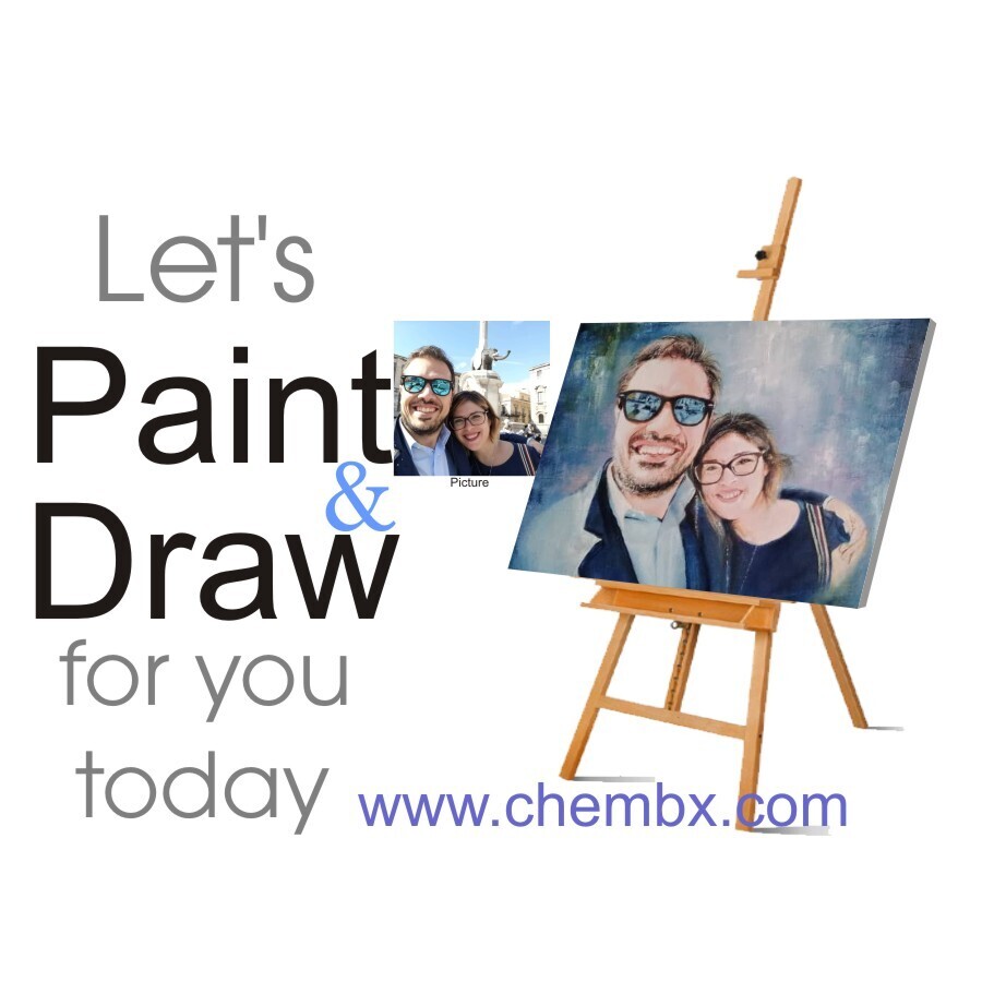 Custom Hand-Painted Portrait Drawing – African Artwork in Any Style | Book Online Now