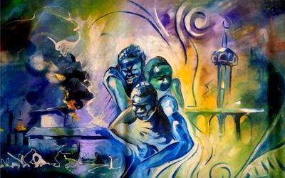 Original Hand-Painted African Artwork – Custom Traditional &amp; Modern Designs