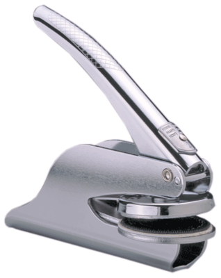 Quality Paper Embossing Common Company Seal Stamp. ......It will be ready within 2 days.  GHS 400 Ghana only. No additional payment.  You will receive the Iron handle with your company details on it.