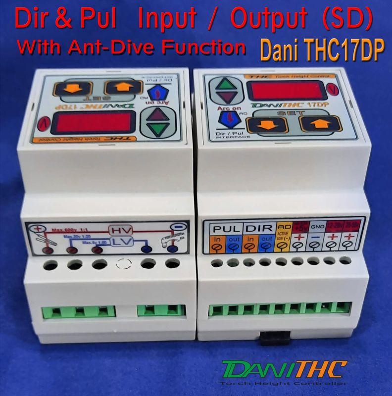Plasma CNC THC Torch Height Controller Dir-Pul Input outputs SD  With Anti-dive function