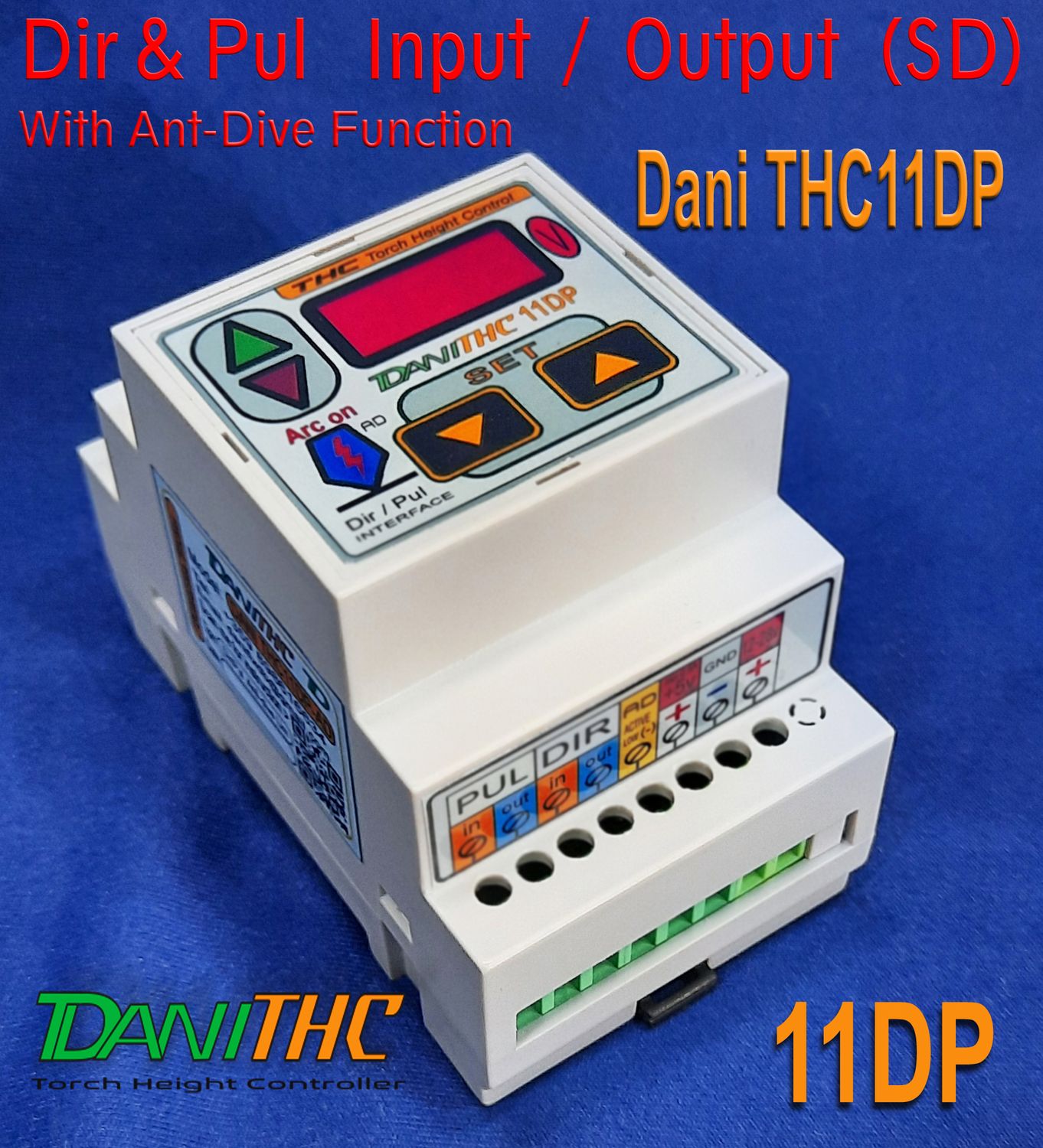 Plasma Cutter CNC THC Torch Height Control Dir/Pul (SD) with Anti-dive function