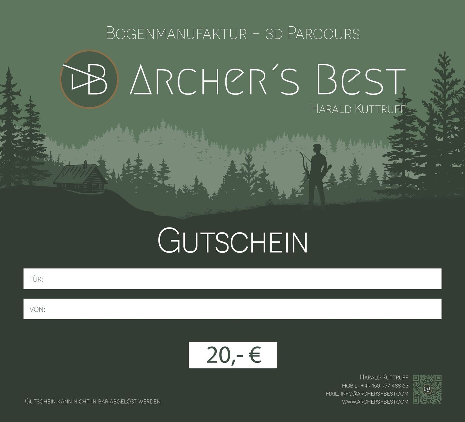 Gutschein 20 Euro