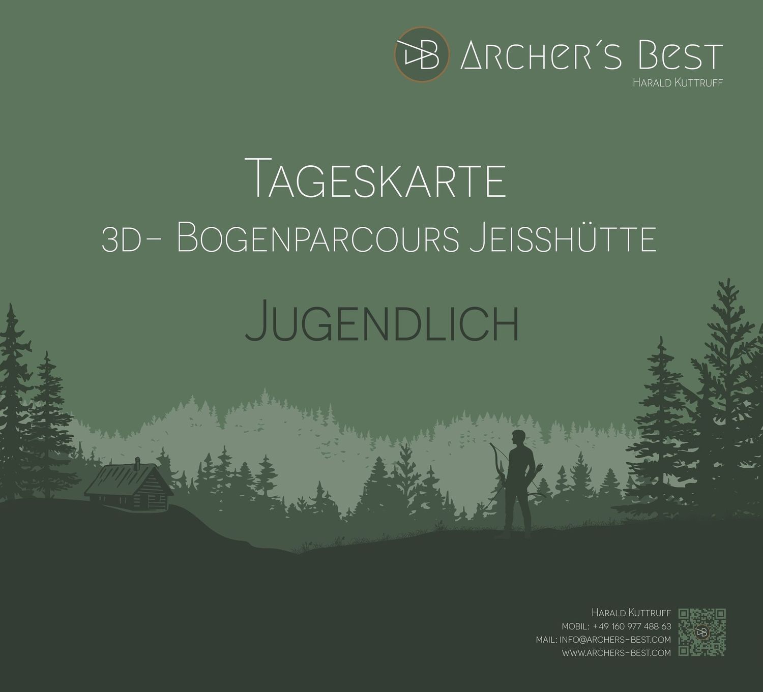 Tageskarte Jugendlicher 10-17 Jahre
