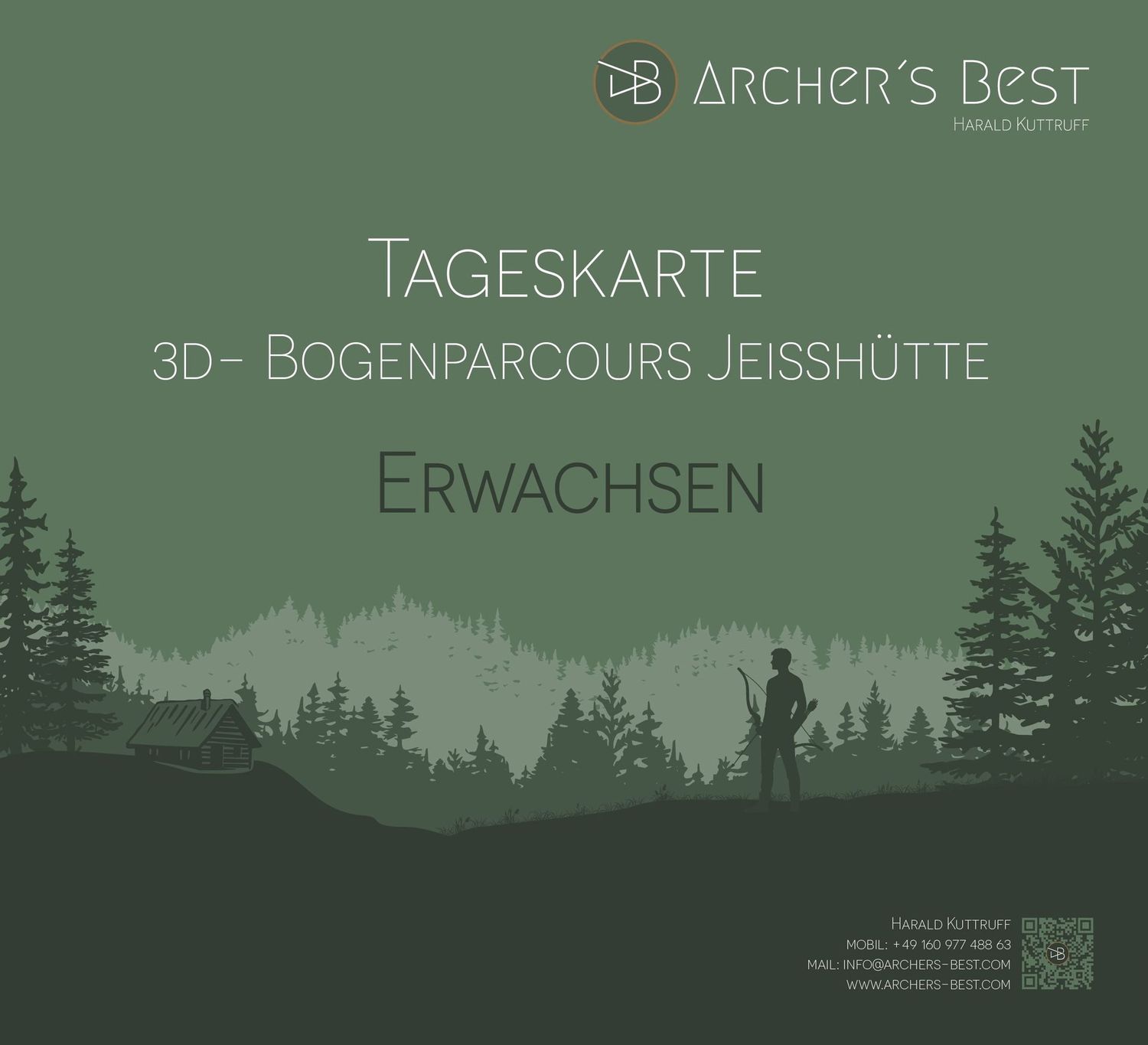 Tageskarte Erwachsener ab 18 Jahre
