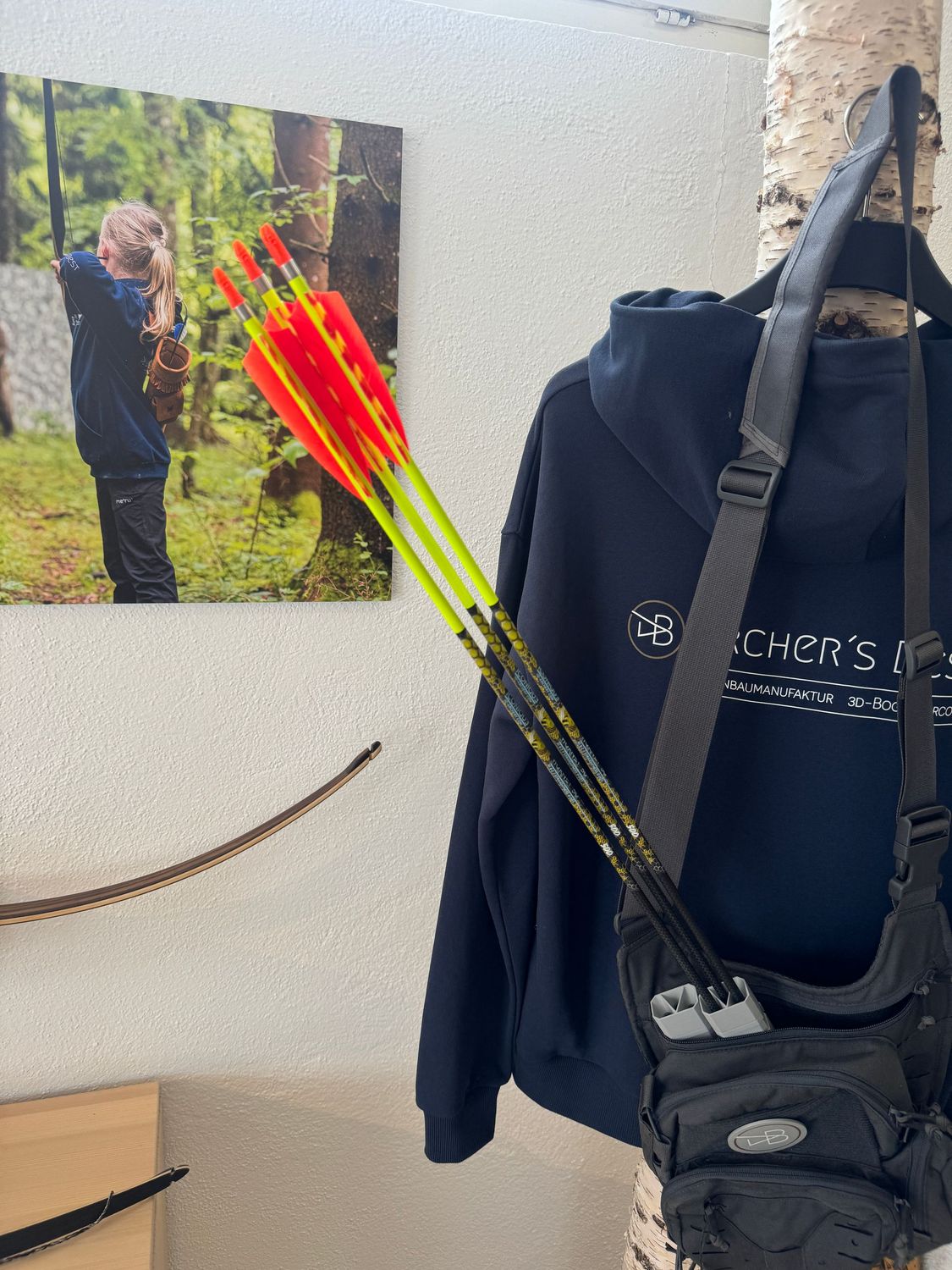 Tragetasche mit Pfeilröhren Tragetasche mit Pfeilröhren