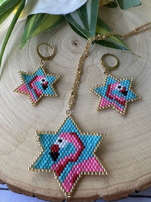 SET COLLAR Y ARETES