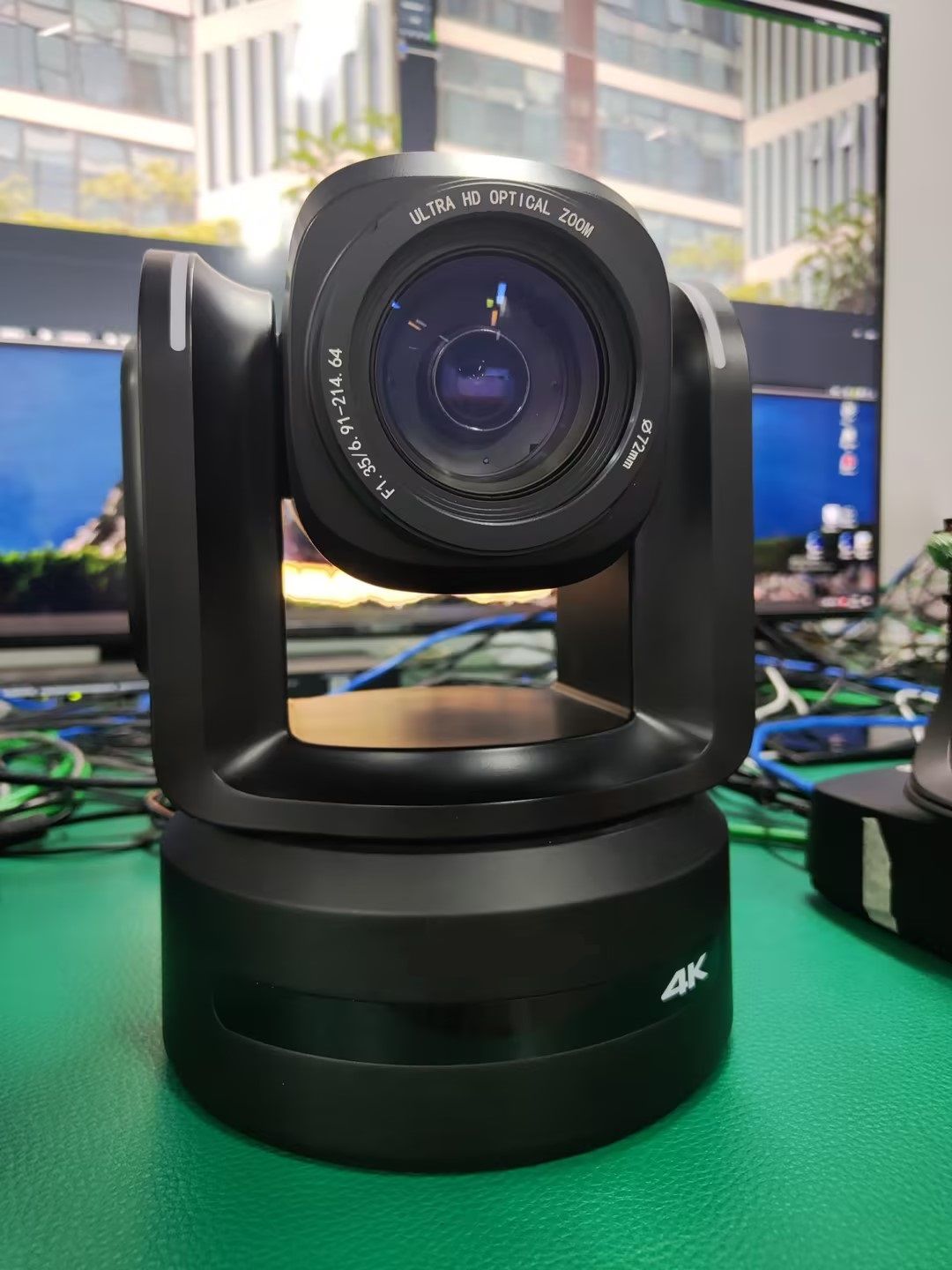 Features
 4K Ultra HD Output:
Using a new generation of SONY 1/1.8-inch high-quality CMOS, it can achieve maximum 4K60 ultra-high-definition resolution broadcast and image output, and even larger scene recording.
  30X Optical Zoom Lens:
Equipped with a 30x ultra-high-definition optical lens and supports the mainstream horizontal viewing angle of 59°, can meet the needs of more scenes such as video conferencing in large auditoriums and blackboard writing in lecture theaters to restore true details.
USB3.0+HDMI+LAN+SDI Full interfaces, Rich Application Scenarios:
A rich array of video output interfaces, HDMI+USB3.0 Type-B+12G-SDI+LAN can simultaneously output 4K60 resolution, while 3G-SDI supports 1080p60 resolution output. All interfaces can output simultaneously.
Low Light:
The new ultra-high signal-to-noise ratio CMOS image sensor can effectively reduce image noise under low-light conditions. At the same time, 2D &amp; 3D digital noise reduction is applied
HDMI Interface	1 Line, HDMI：Version2.0
SDI Interface	1 Line, 3G-SDI
2 Line, 12G-SDI
USB Interface	1 Line, USB3.0, Type-A Socket
1 Line, UVC, Type-B Socket
Network Interface	1 Line, RJ45：1000M adaptive Ethernet port
Audio Interface	1 Line, Line In,3.5mm audio port
2 Line, AUDIO INPUT, XLR audio port
Serial Interface	1 Line, RS232 IN/OUT, up to 30 meters, VISCA/Pelco-D/Pelco-P protocol
1 Line, RS422, up to 1200 meters, VISCA/Pelco-D/Pelco-P protocol
Power Interface	IEC 60130-10 Type A
General Specifications
Tally Light	Support
Input Voltage	DC 12V
Input Current	Max.1.3A
Power Consumption	Max.15.6W
