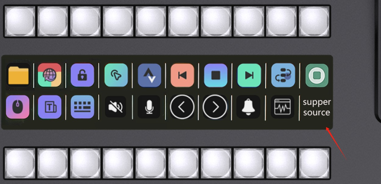 And now you can use #companion  from our customizable buttons section.two lines of 10 buttons each, upper section on the left side.
