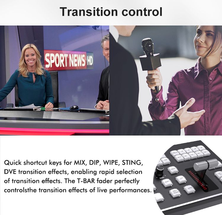 Control Panel, CP 50B ATEM with LCD Display,Bitfocus Companion compatible.