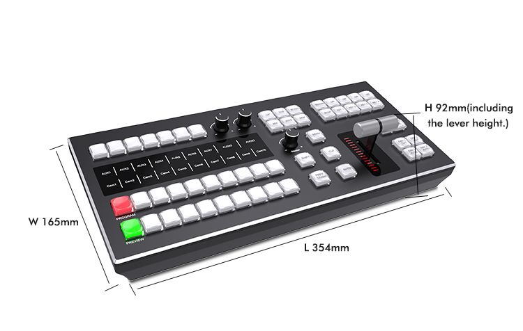 Control Panel, CP 50B ATEM with LCD Display,Bitfocus Companion compatible.