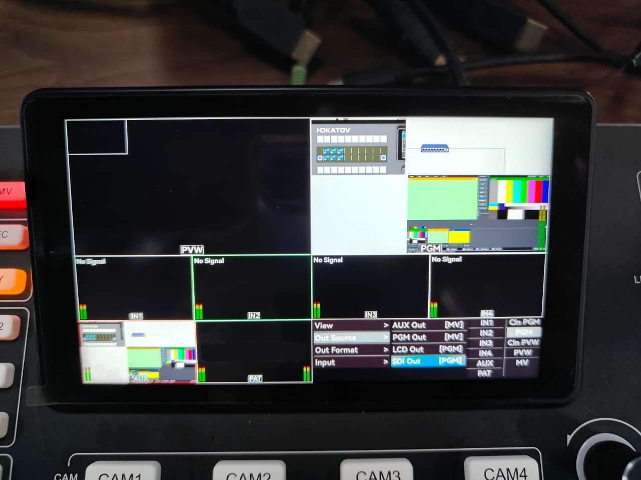 5 Video Inputs: Combine 4 HDMI or 4 SDI (selectable) plus 1 LAN or USB input for local media or NDI.
4K60 Input Support: HDMI IN1 and HDMI IN2 allow ultra-high-definition video for maximum quality.
Multiple Outputs: 2 HDMI, 1 SDI, 1 USB, and 1 IP output for simultaneous streaming across various platforms.
Live Streaming via RTMP: Broadcast in real time directly to social media or streaming platforms.
UVC Compatibility: USB-C video capture for video call and streaming software.
MP4 Video Recording: Save directly to a USB drive or SD card (FAT32, NTFS, exFAT formats).