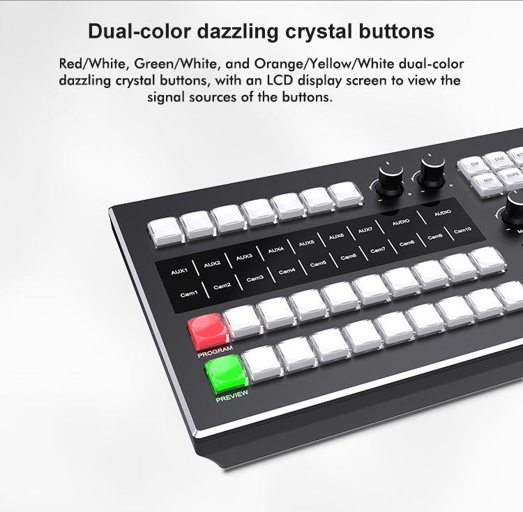 Control Panel, CP 50B ATEM with LCD Display,Bitfocus Companion compatible.