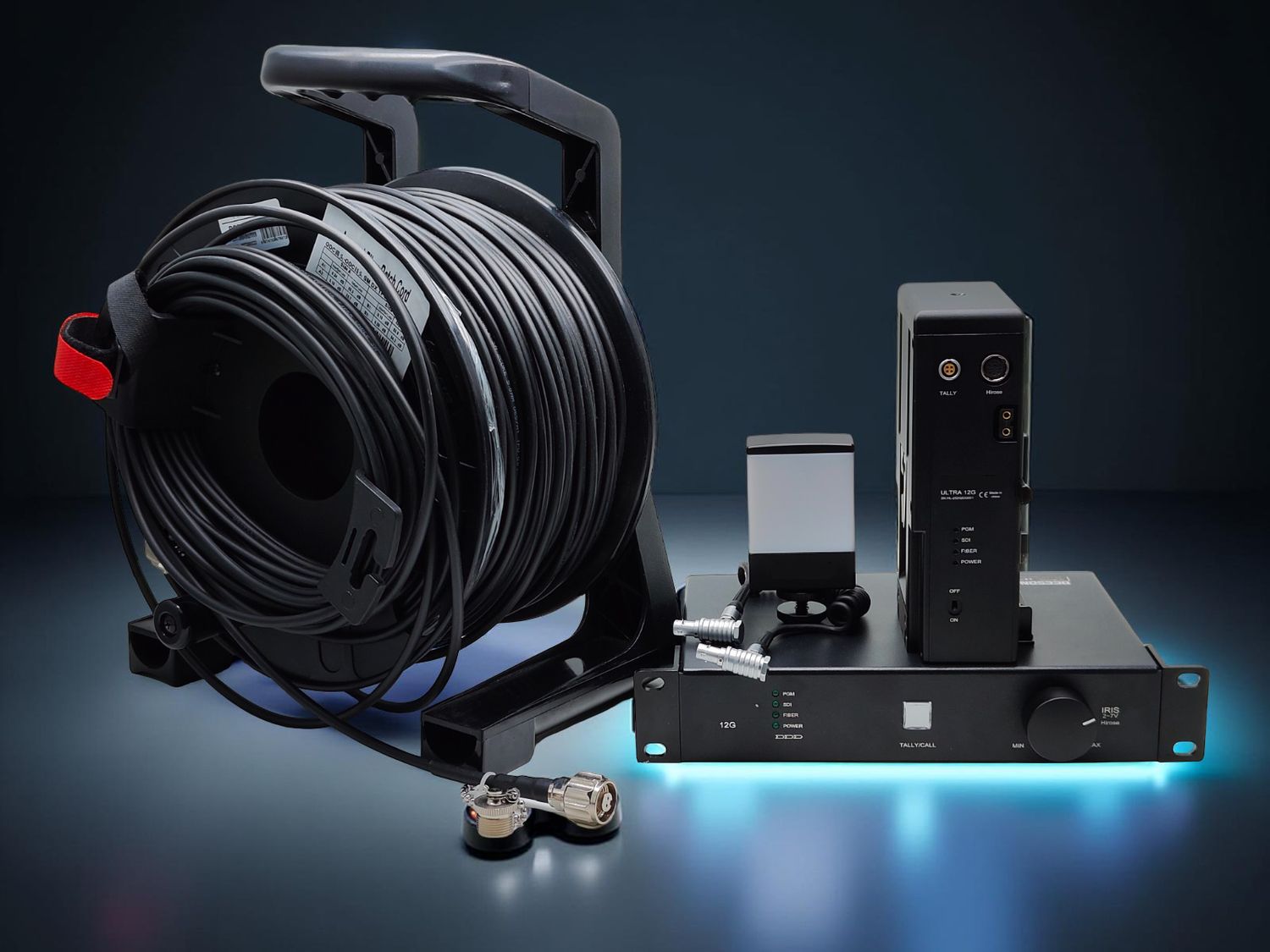 ​Fiber optic Transmission and remote control system/100m cable included.