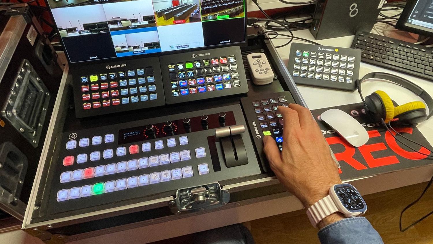 CONTROL PANEL FOR ATEM/VMIX/OBS