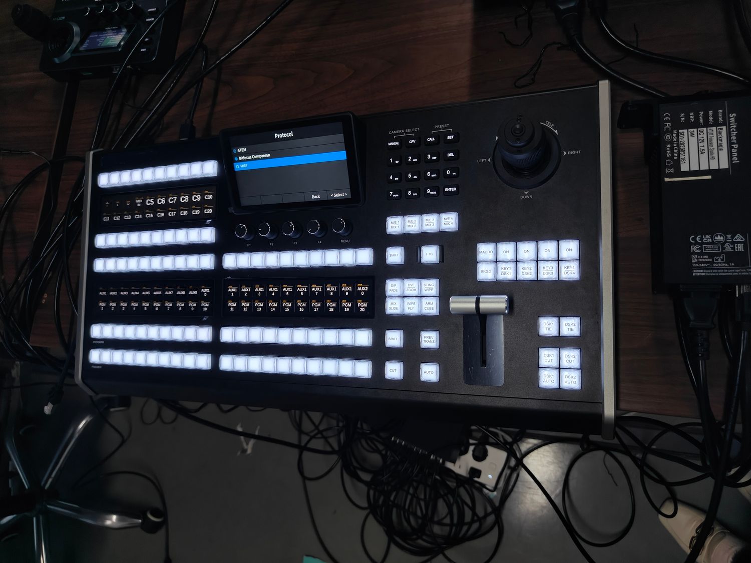 New Control Panel/CP-60BM/ DIVA+ /Bitfocus MIDI +Companion Compatibility.