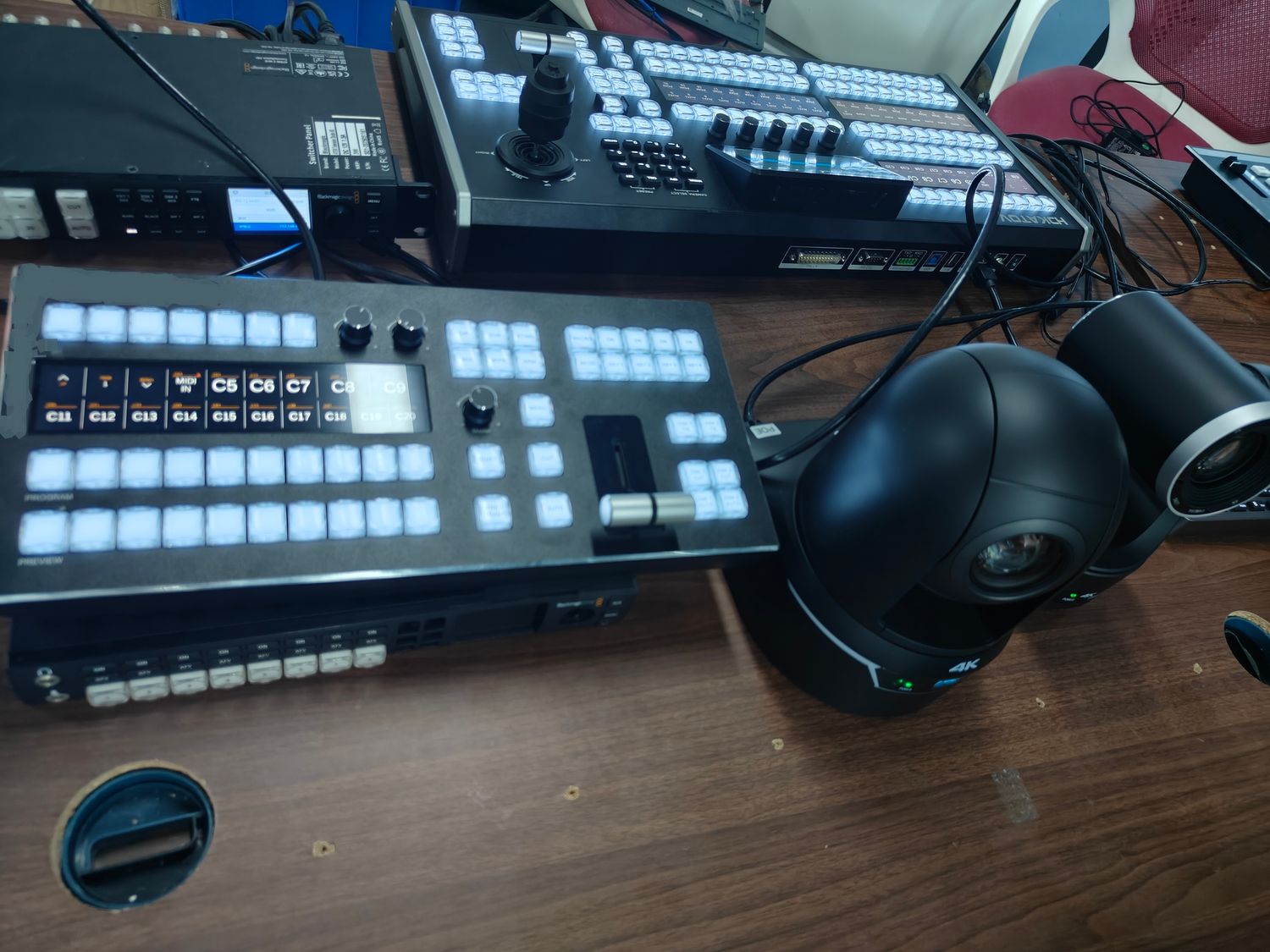 Control Panel, CP 50B #ATEM with LCD Display,#Bitfocus #Companion compatible.