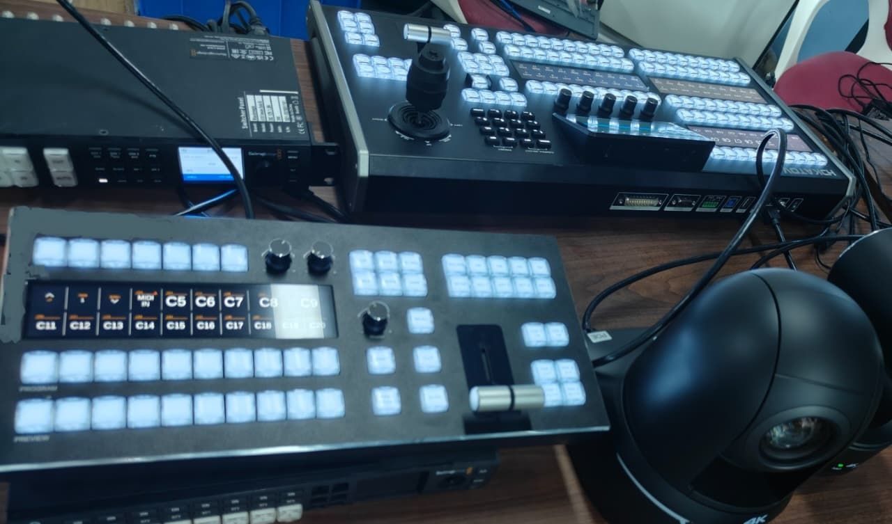 Control Panel, CP 50B #ATEM with LCD Display,#Bitfocus #Companion compatible.