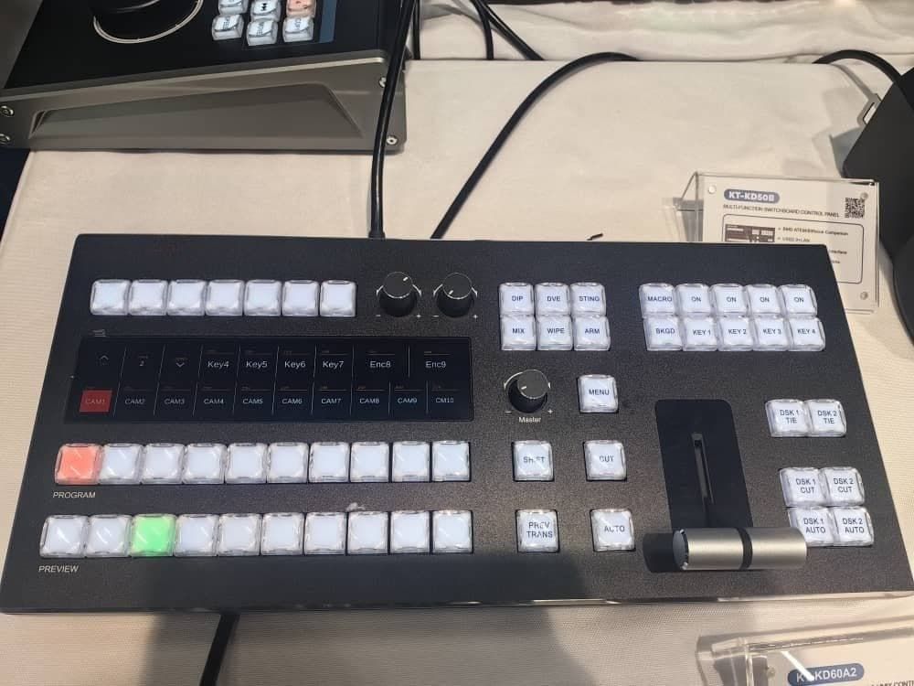 Control Panel, CP 50B #ATEM with LCD Display,#Bitfocus #Companion compatible.