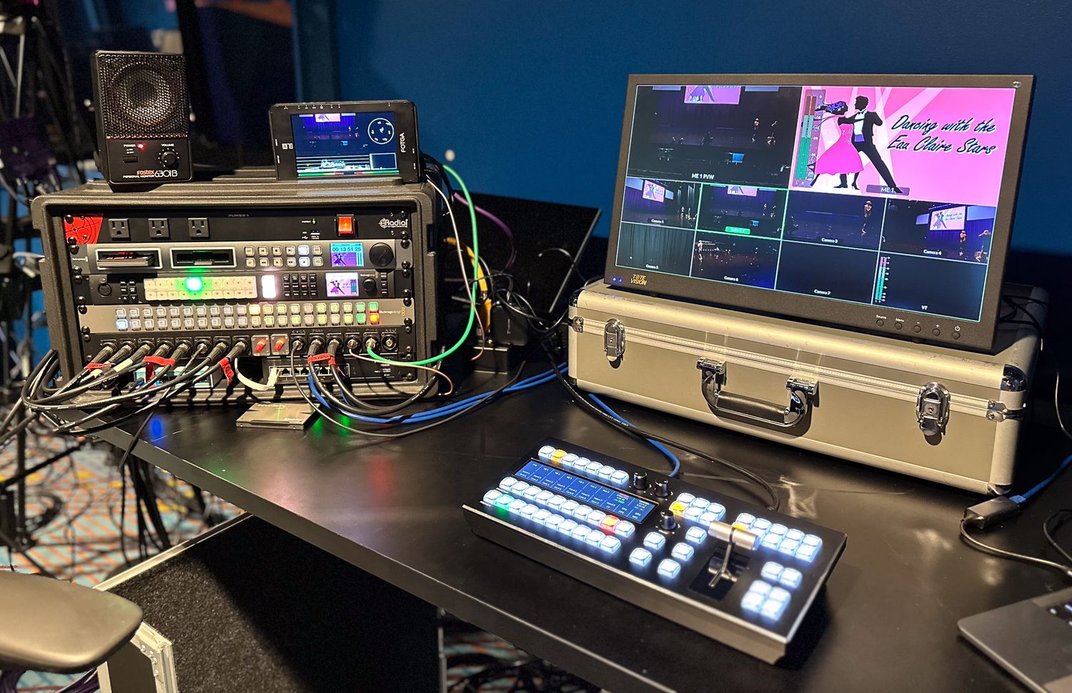 Control Panel, CP 50B #ATEM with LCD Display,#Bitfocus #Companion compatible.