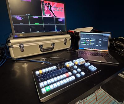 Control Panel, CP 50B #ATEM with LCD Display,#Bitfocus #Companion compatible.