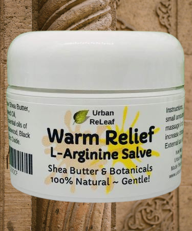 Warm Relief - Larginine Cream (1.25oz) BOOSTS CIRCULATION