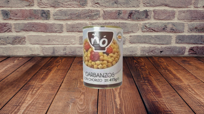 Canned Chickpeas with Chorizo (415g)
