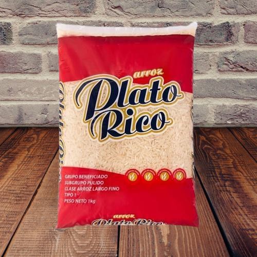 Rice - White Long Grain Plato Rico (1 KG)