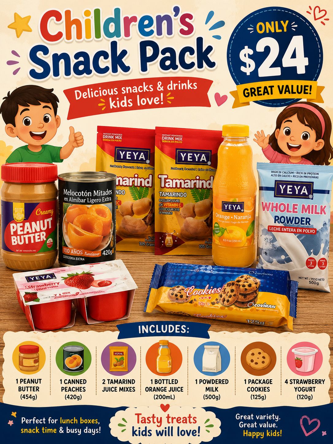 Children's Snack Pack