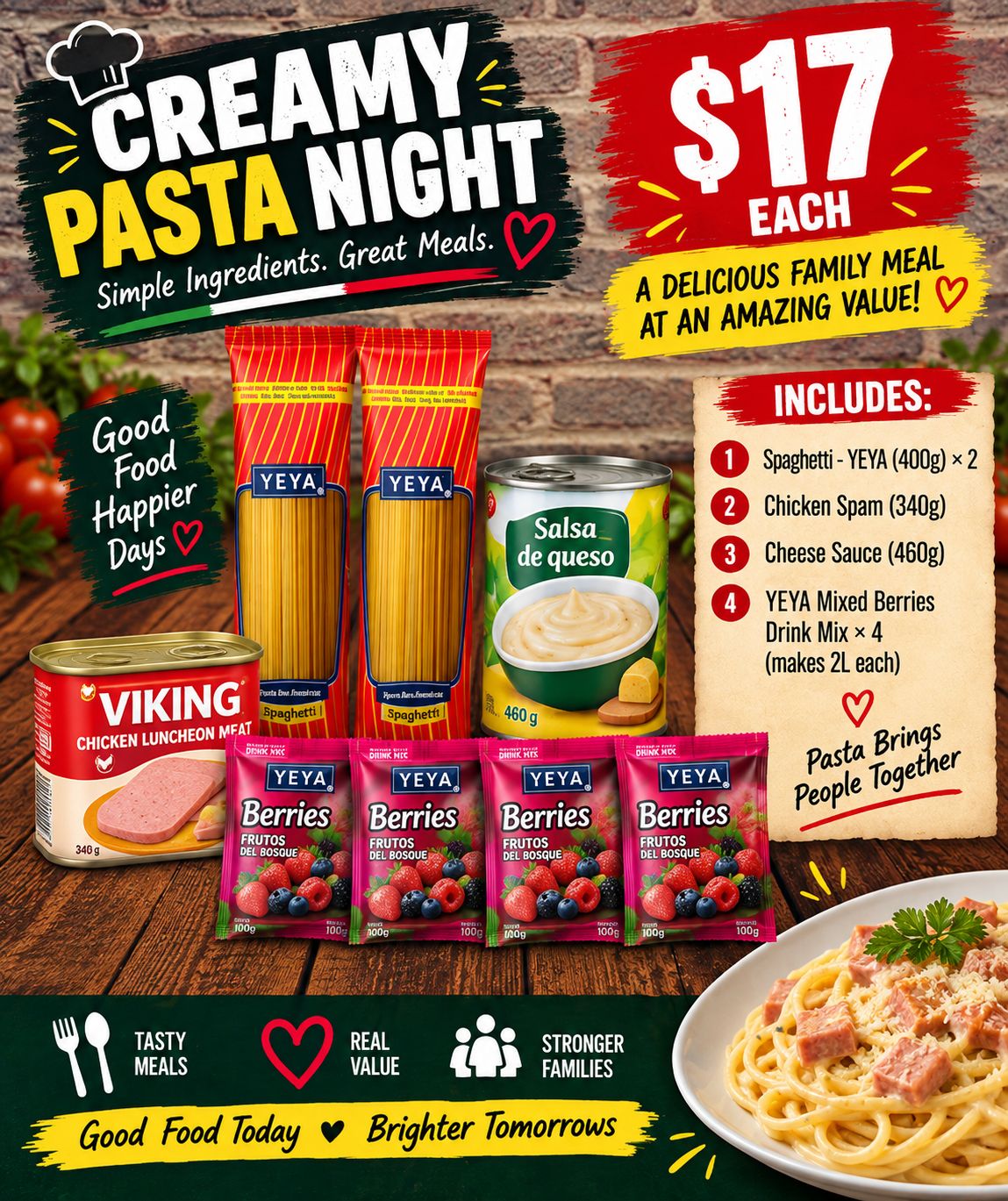 Creamy Pasta Night