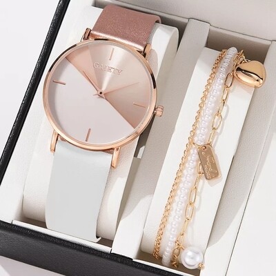 Gaiety Brand Women Watches Leather Rose Gold Dress Female Clock Luxury