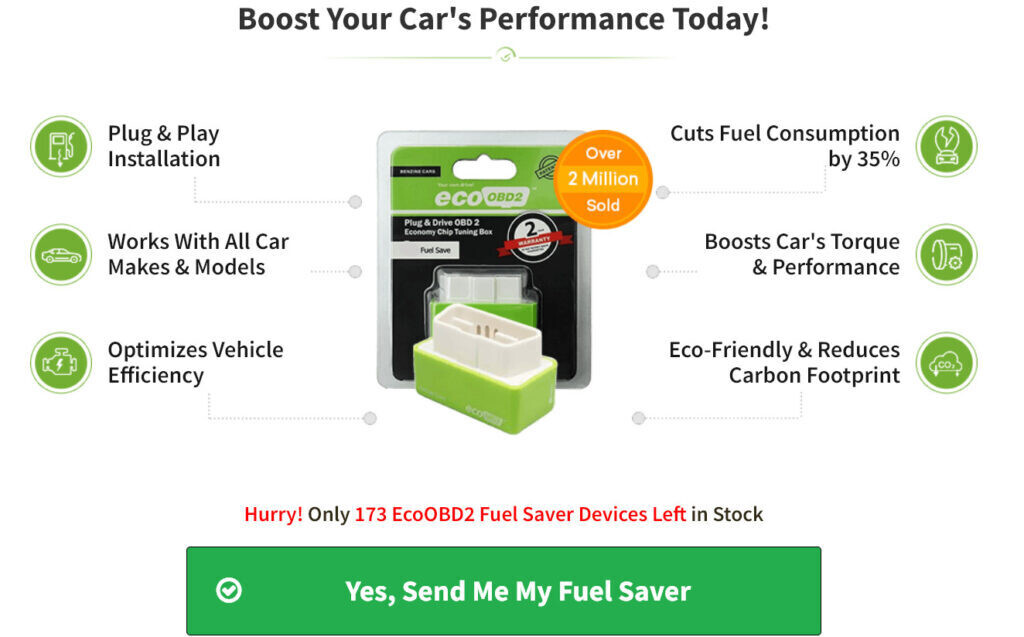 EcoTune OBD2 USA Reviews: Fuel Saver Device Working, Features & Price