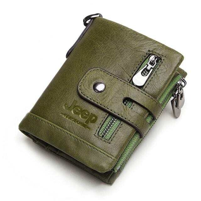 Classic Men's Zipper Wallet