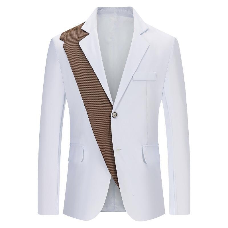SPOT GOOD: Men's Colorful Slim Cross-Border Wave Loose Casual Jacket Europe Suit Coat