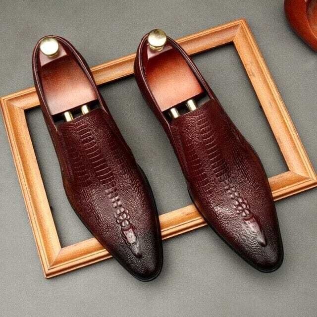JFUPPER: Men’s Genuine Leather Oxford Formal Dress Business Shoe