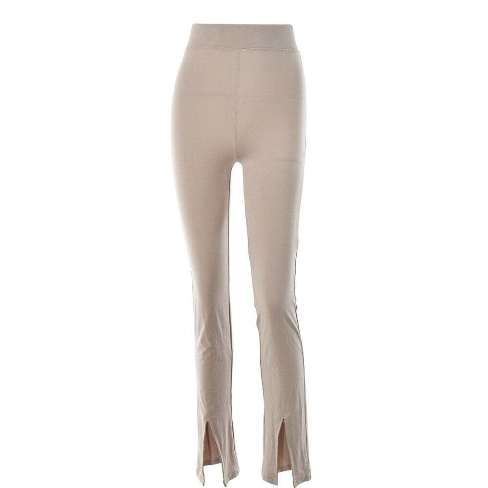 ARTICAT: Women's High Waist Flare Split Pant Skinny Long Solid Pants