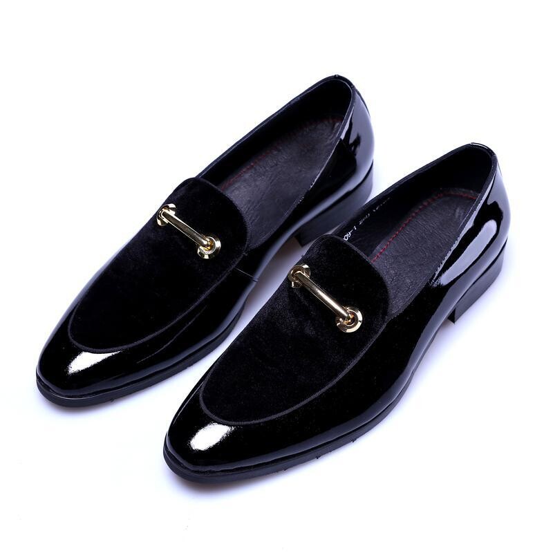 COSLONY: Men’s Party Leather Italian Shoes Plus Size