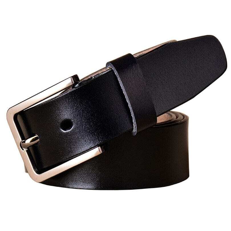 Fashion Genuine Leather Belts for Women Luxury Designer Pin Buckle Belt Female Quality Second Layer Cow Skin Strap Width 3.3 Cm