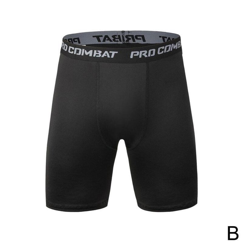 CARTERBRITO: Men's Compression Pants Athletic Shorts in Black