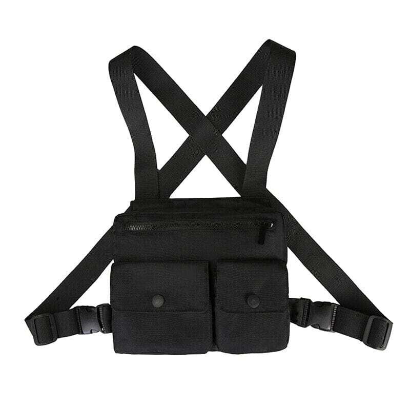 Men Tactical Vest Waist Chest Bag