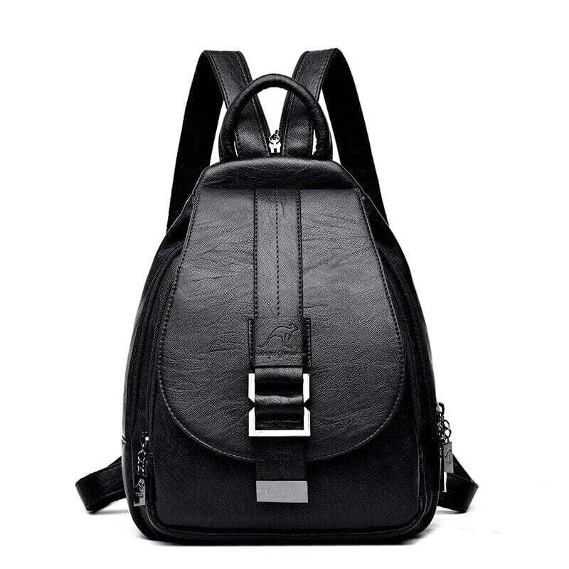 Leather Backpacks Vintage Shoulder Travel Bag Mochila