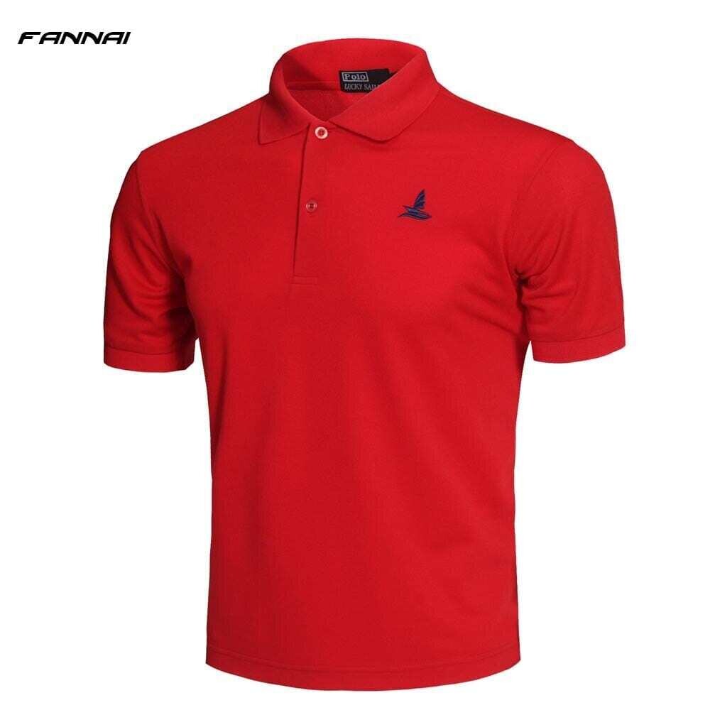 High-Quality Camisa Polo Shirts Slim Fit Men's Shirt Turn-Down Collar Summer T-Shirts Plus Size