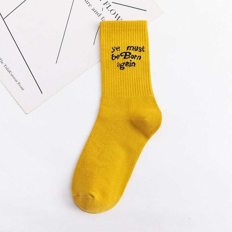 Crew Socks Letter tube socks