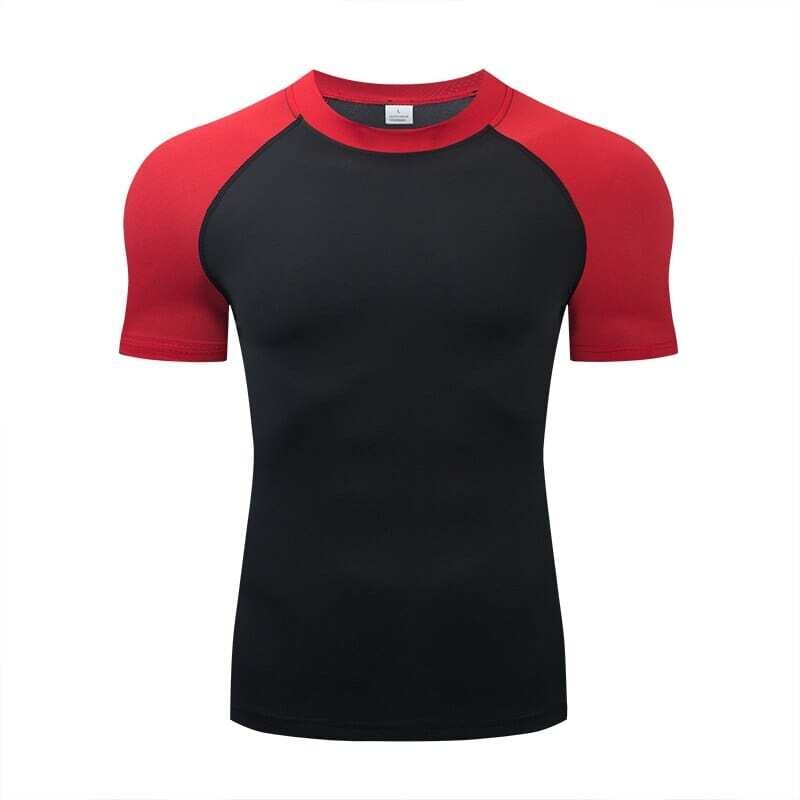 Men's Quick-Dry Running T-Shirt Compression T-Shirts Soccer Fitness Shirts Men's Jersey