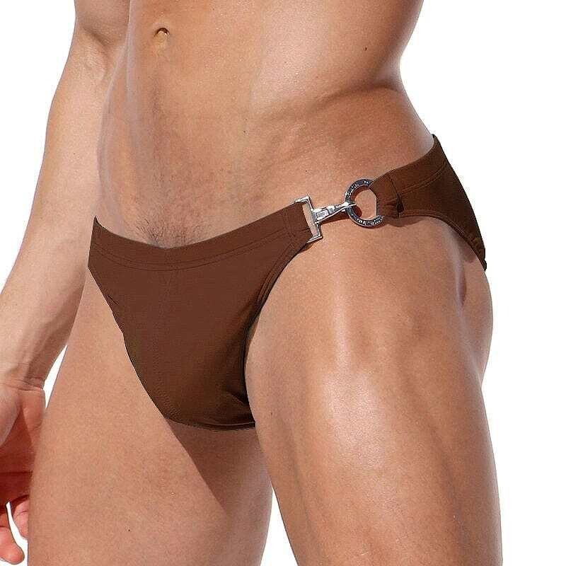 Men Underwear Pad Swimsuit sexy male swimming briefs Quick-drying Tanga