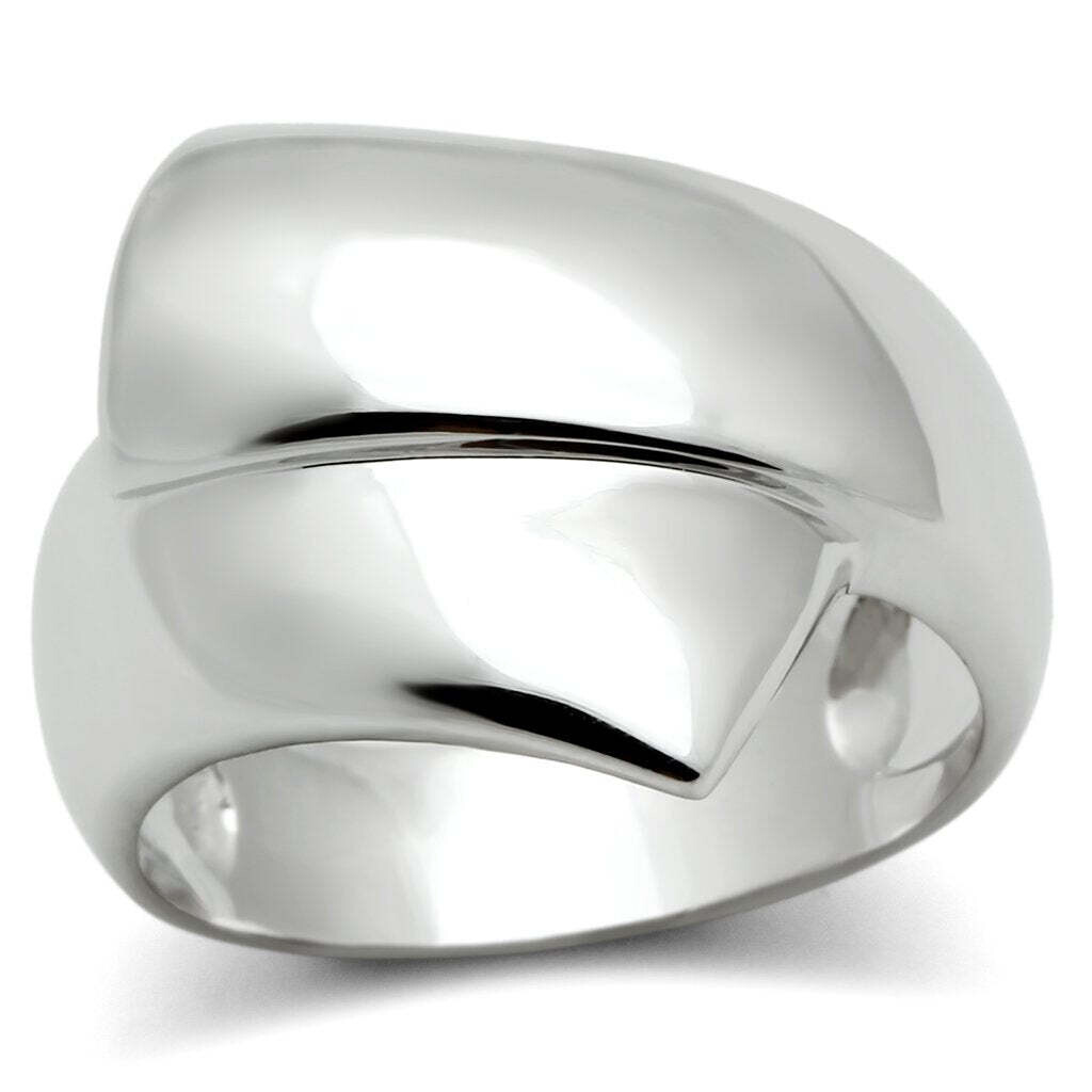3W167 - Rhodium Brass Ring with No Stone