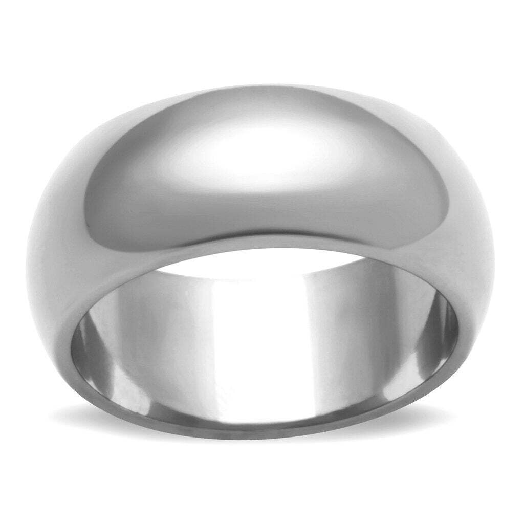 TK1391N - High Polished Stainless Steel Wide Band Ring